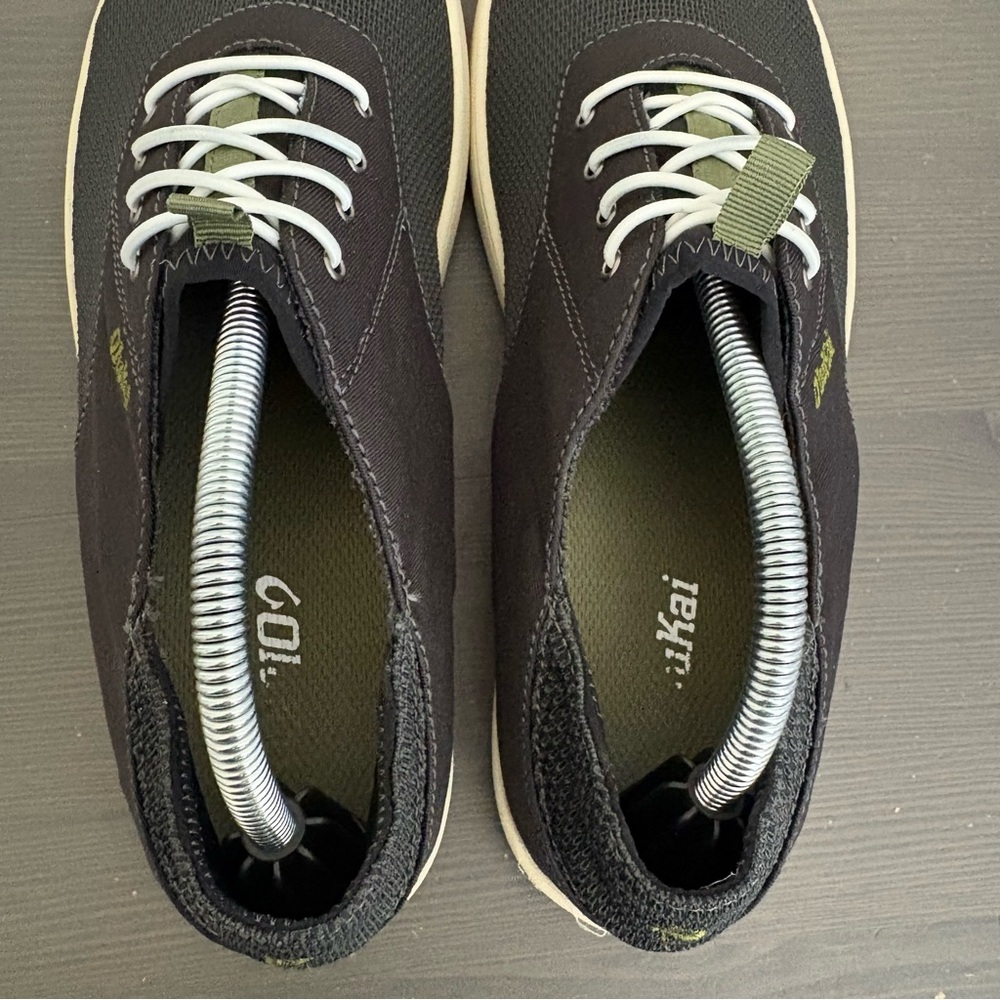 Olukai Nohea Mens Moku Slip On Mesh Boat Sneakers Black Size 10 - Picture 5 of 8